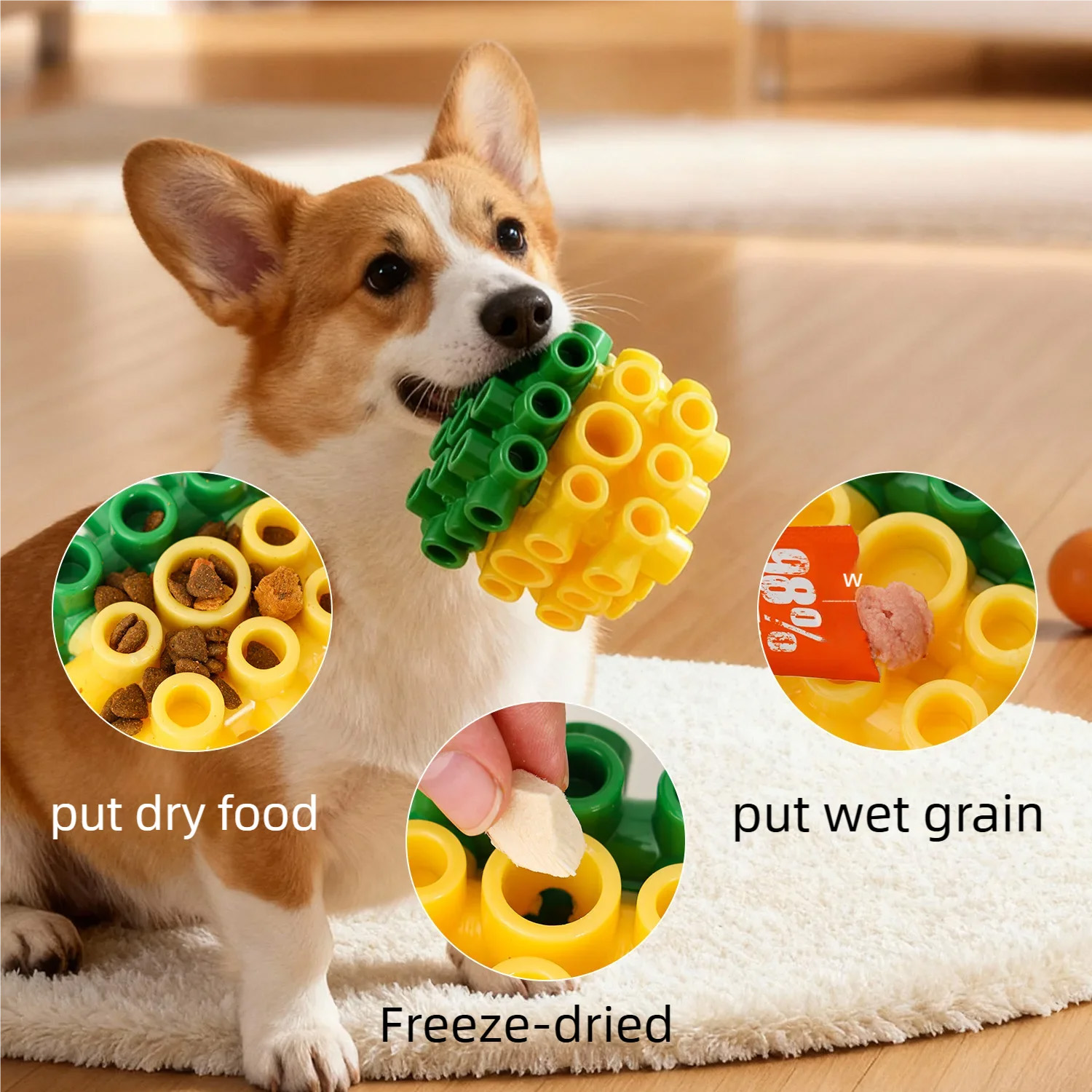 Food Energy Snacks - Pet Magic Cube Leaky Food Toy
