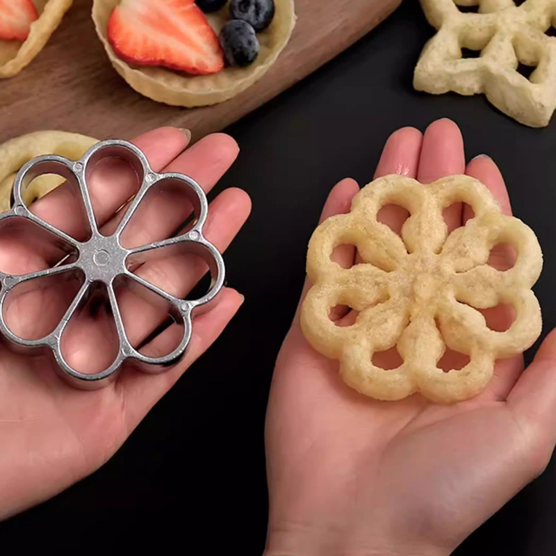 Food Snacks With Iron - Creative Flower Design Aluminum Deep Frying