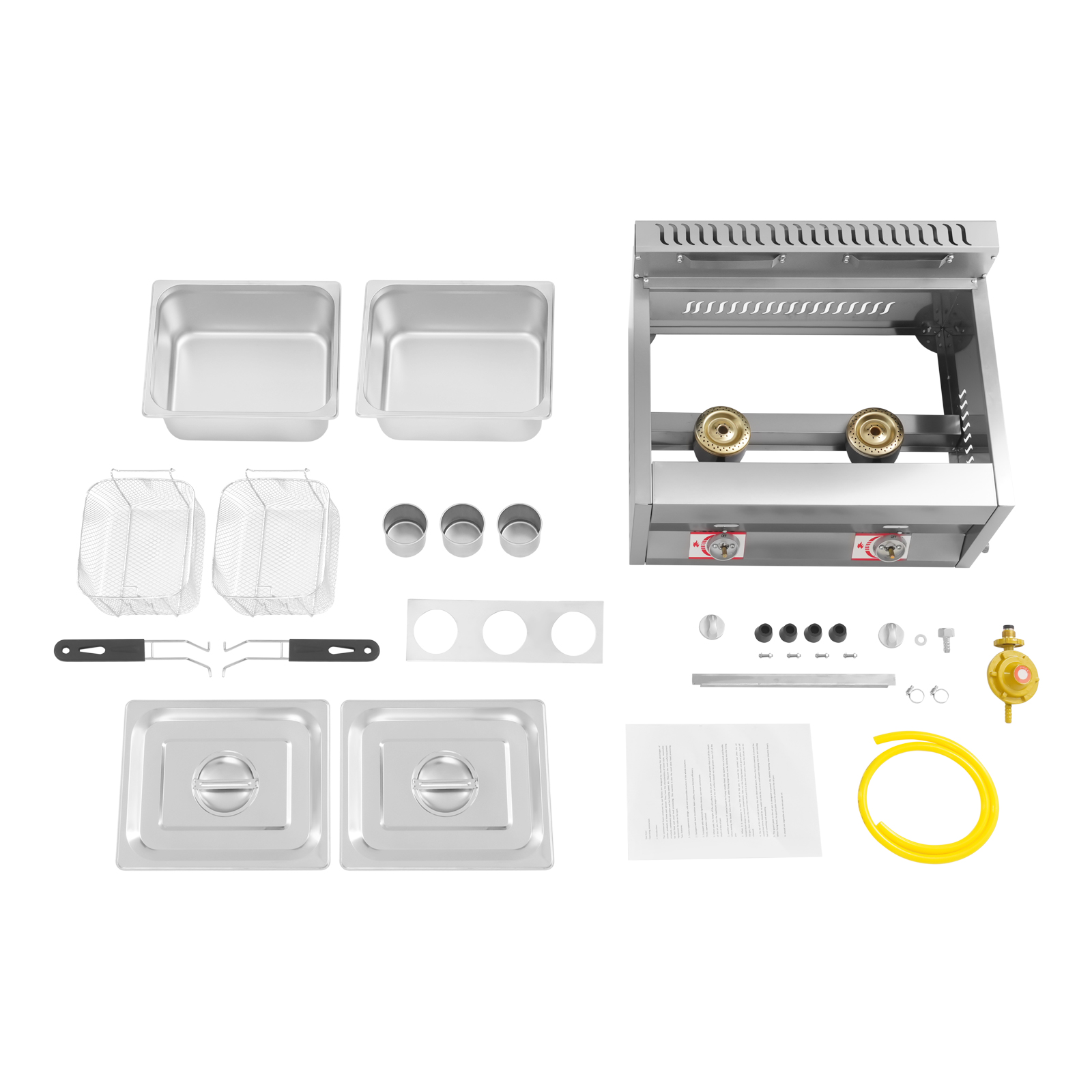 6Lx2 Dual Tank Commercial Gas  - Food Energy Snacks review and price