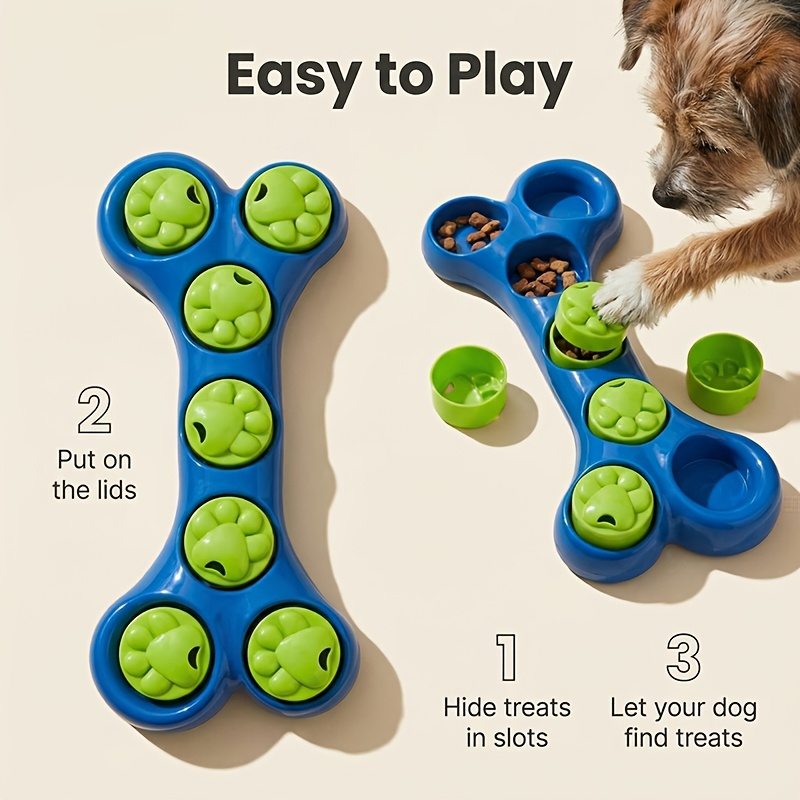 Dog Slow Feeder Toy Bone-Shape - Food Snacks Game review and price