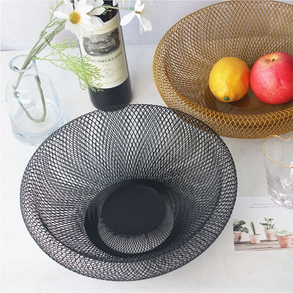 Black/Gold Iron Art Fruit Bask - Food Snacks With Iron review and price