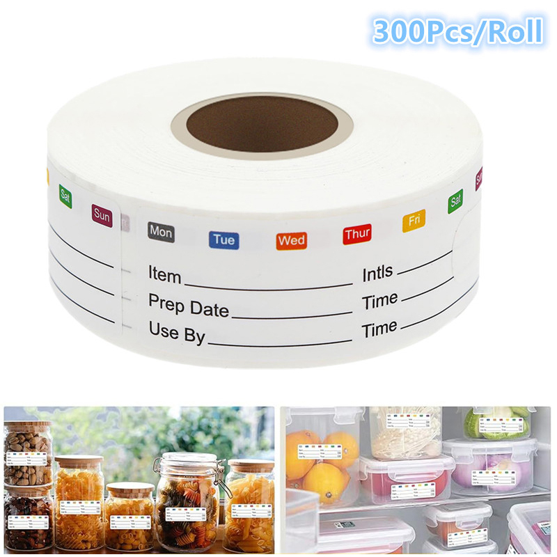 300Pcs/Roll Candy Storage Expi - Snacks Food Labels review and price